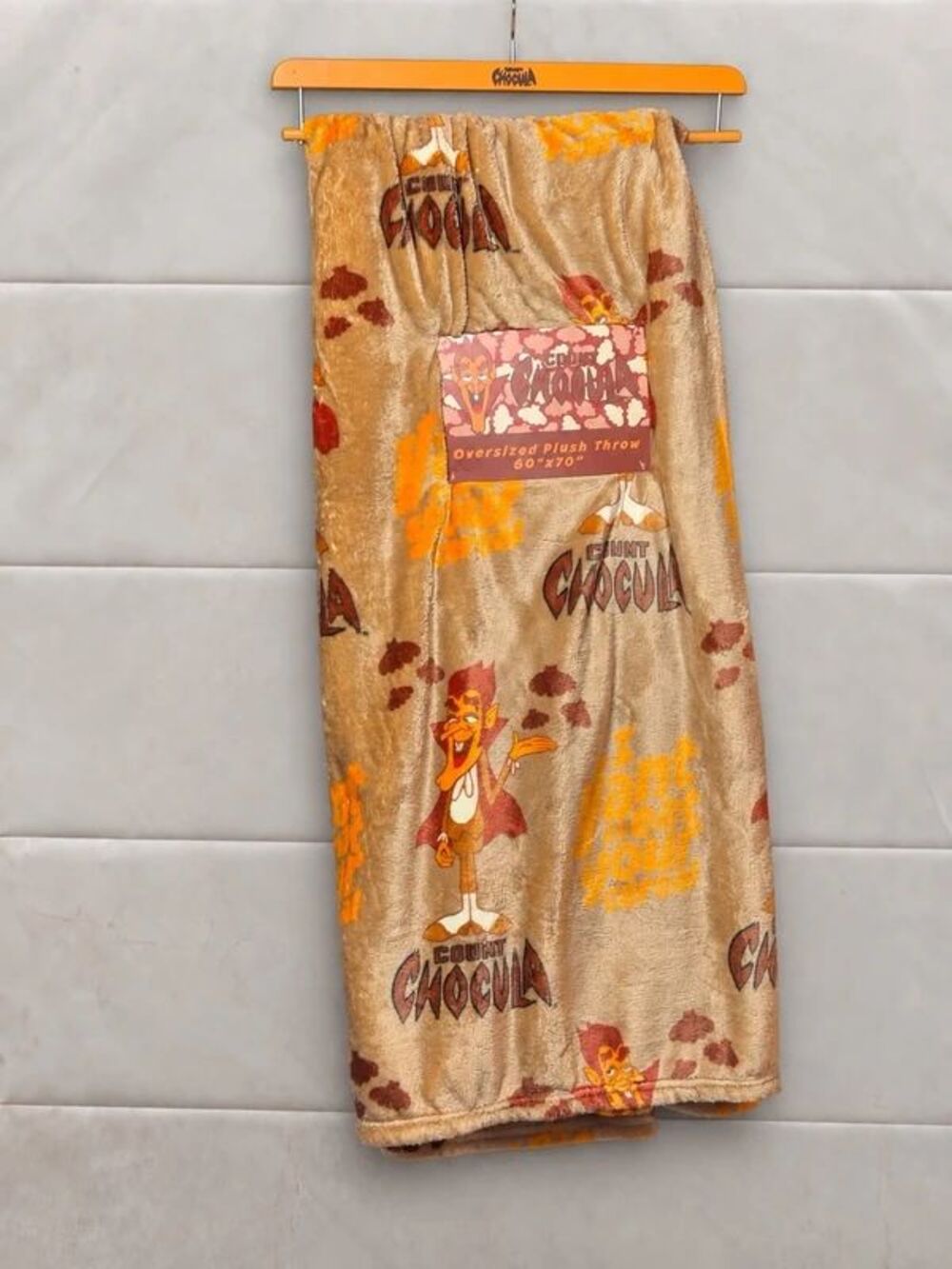 Count Chocula Oversized Plush Throw Blanket 60” x 70”